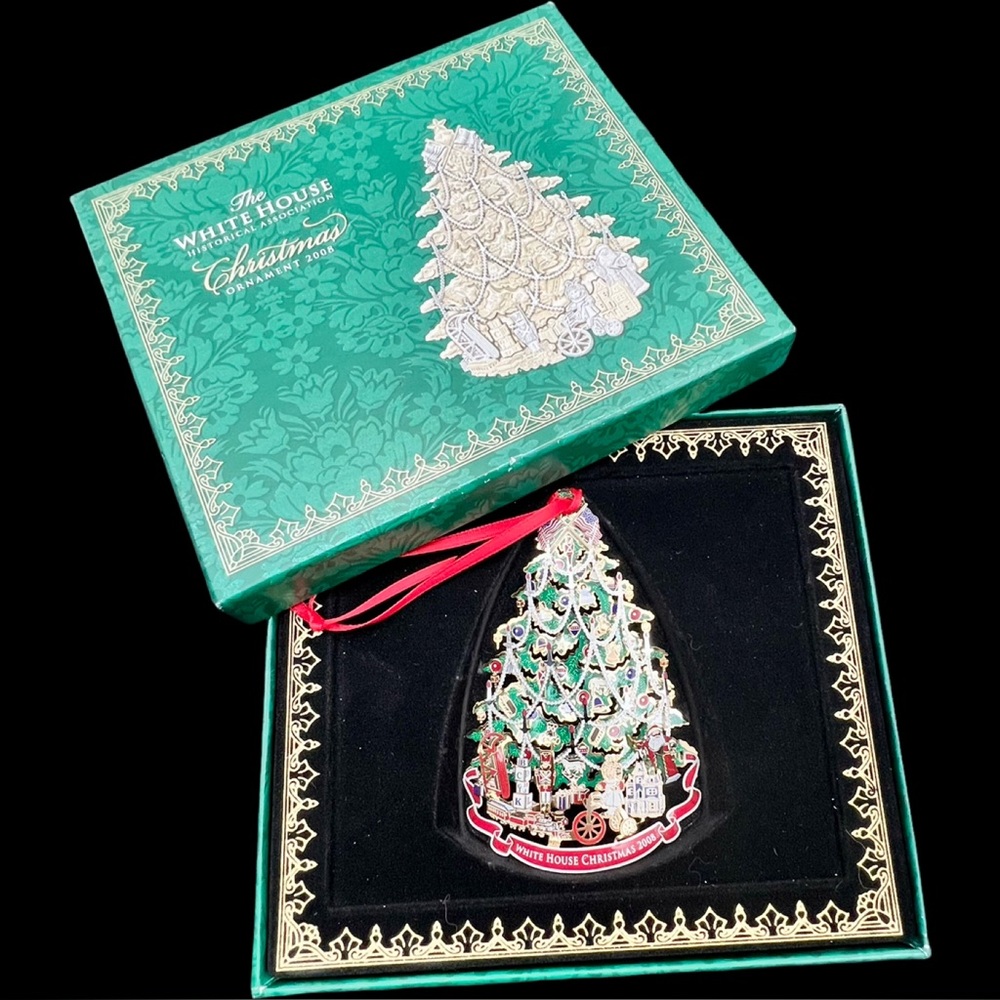 White House Historical Association Christmas Ornament 2008 Benjamin Harrison